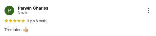 Avis client 5/5